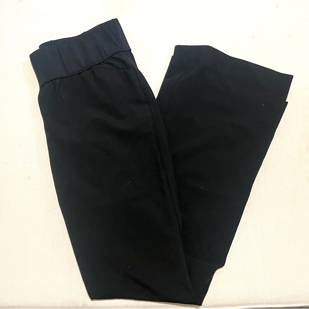 Gap Maternity Black Comfy Work Pants Slacks Size 4 Long Pregnancy